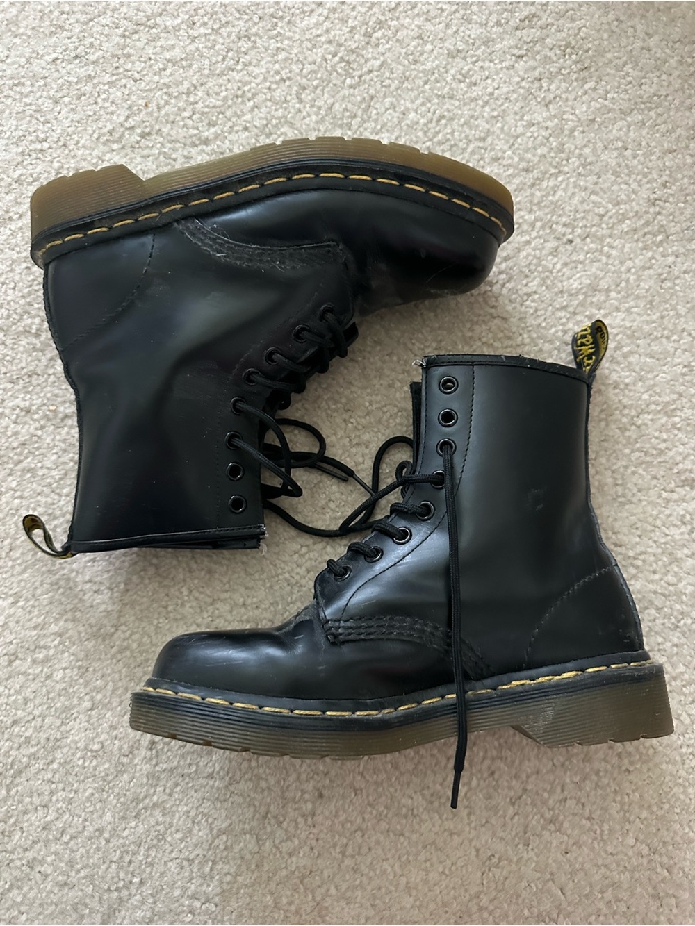 Doc Martin's 1460 Lace Up Boots - Picture 2 of 4